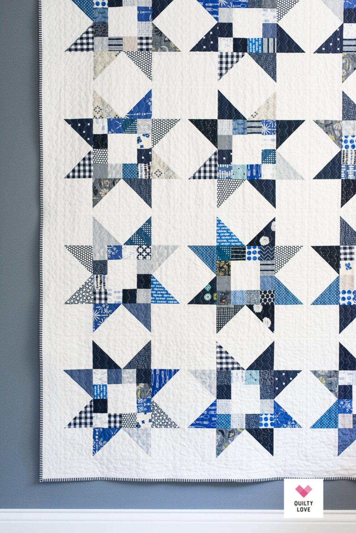 Scrappy Quilt Pattern Bundle/ Scrappy Hearts/ Quilty Trees/ Etsy