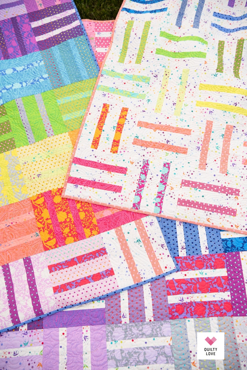 Cake Dash Quilt Pattern Layer Cake Friendly Quick and Easy Etsy