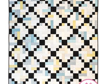 Scrappy Gems PDF Quilt Pattern/ Stashbuster/ quick and easy quilt pattern
