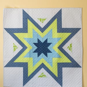 Expanding Stars Quilt Pattern/ Modern quilt pattern/ star quilt pattern/ throw quilt pattern/ easy quilt pattern/ quilt pattern/modern quilt image 7