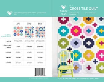 Cross Tile PDF quilt Pattern