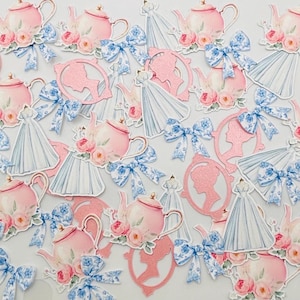 Vintage Confetti, Bridgerton Inspired, Lady Bridgerton, Bridgertons ,Afternoon Tea, Flowers, Dress, Tea pot, Vintage Tea Party, Sprinkles