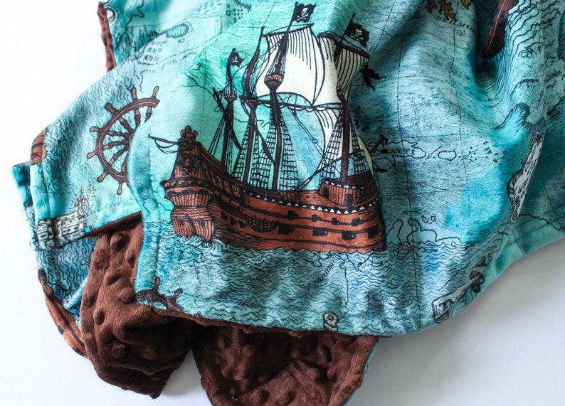 ocean waves and ships crib sheets and changing pads whales Pirate Ship /& Ocean nursery items blankets octopus