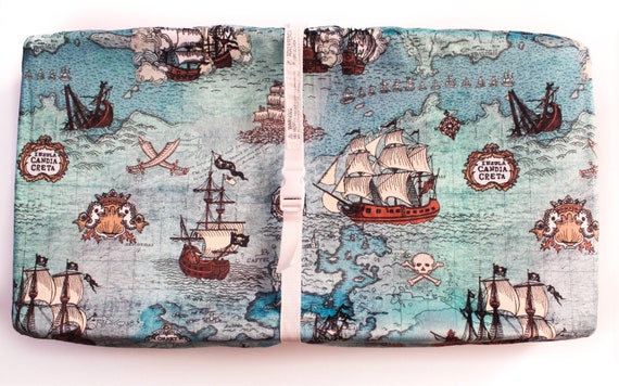 Pirate Ship Ocean Nursery Items Blankets Crib Sheets And Etsy