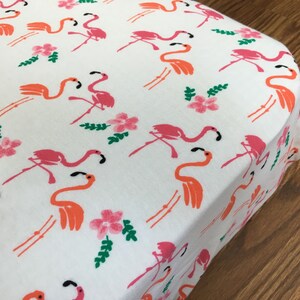 flamingo crib sheets
