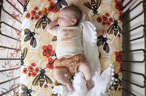 honey bee crib bedding