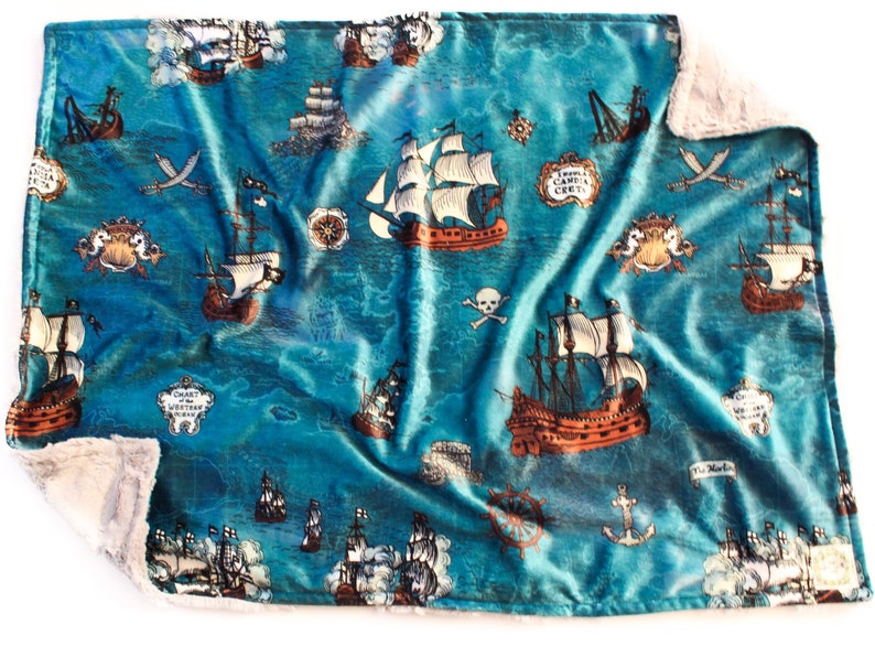 ocean waves and ships crib sheets and changing pads whales Pirate Ship /& Ocean nursery items blankets octopus