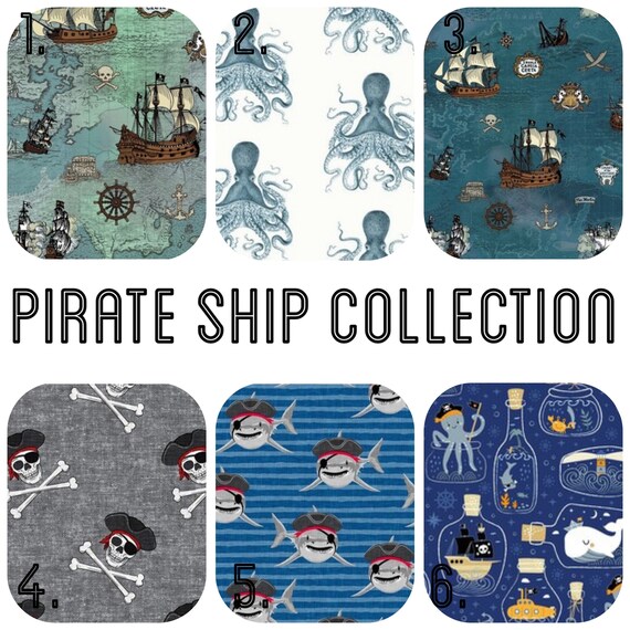 pirate crib sheets