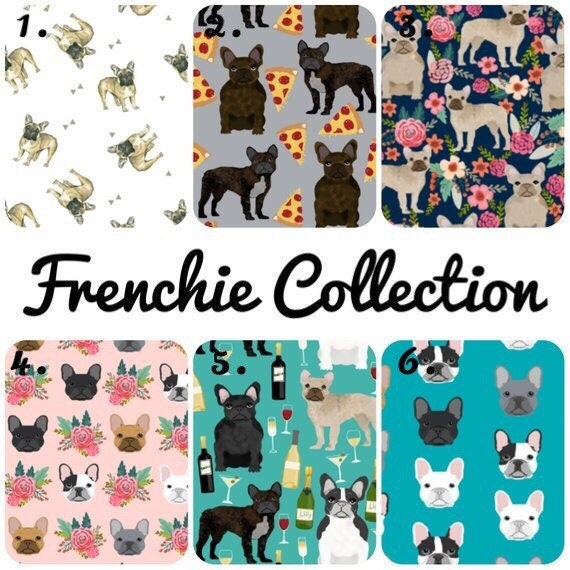Pets Home Fleece Fabric Material: French Bulldogs /& Pugs Print Pink Children