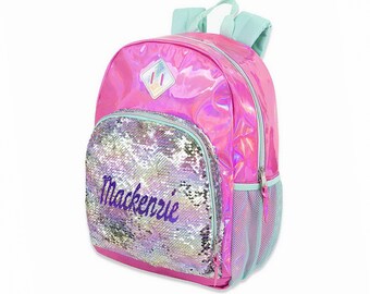 sequins bookbag