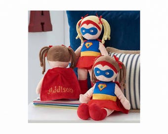 personalized superhero doll