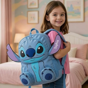 Personalized Stitch 3D Backpack - 16 Inch
