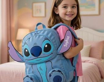 Personalized Stitch 3D Backpack - 16 Inch