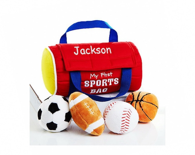 Personalized My First Sports Bag Etsy