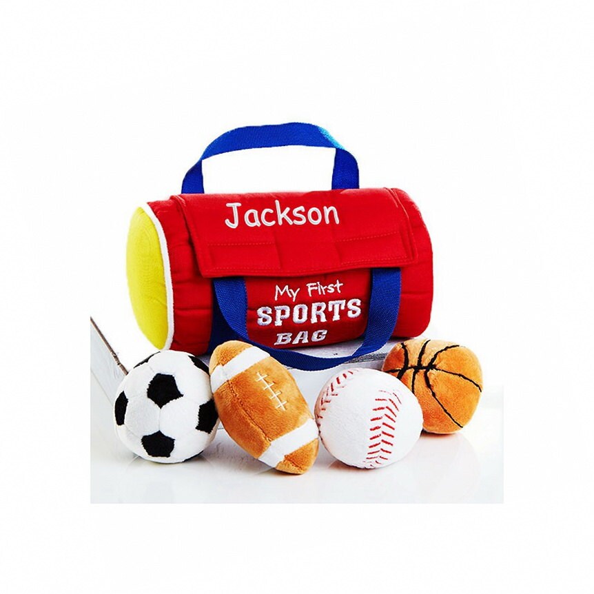 Personalized My First Sportsbag 8 Playset Etsy