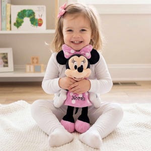 Personalized Licensed Disney's Minnie Mouse Plush Doll - 15 Inch Doll image 2