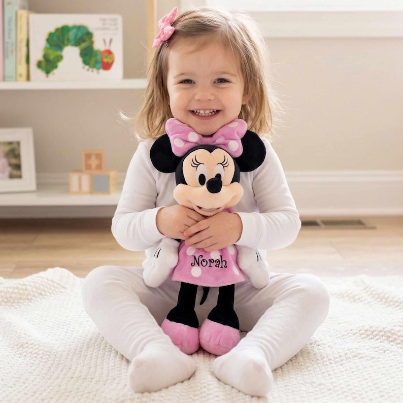 Personalized Licensed Disney's Minnie Mouse Plush Doll - 15 Inch Doll image 2