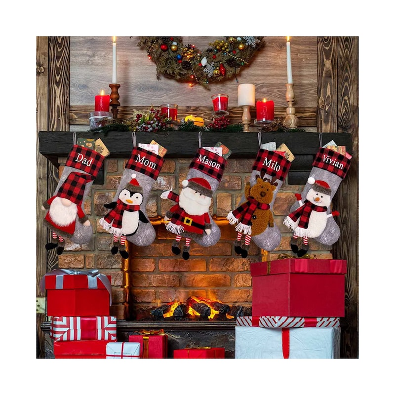 Santa Stocking - Etsy
