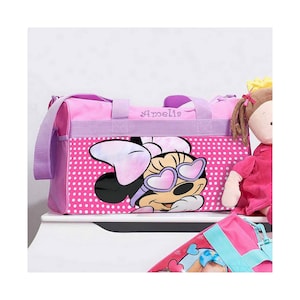 Personalized Minnie Mouse Kids Travel Duffel Bag - 18&quot;