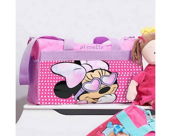 Personalized Minnie Mouse Kids Travel Duffel Bag - 18"