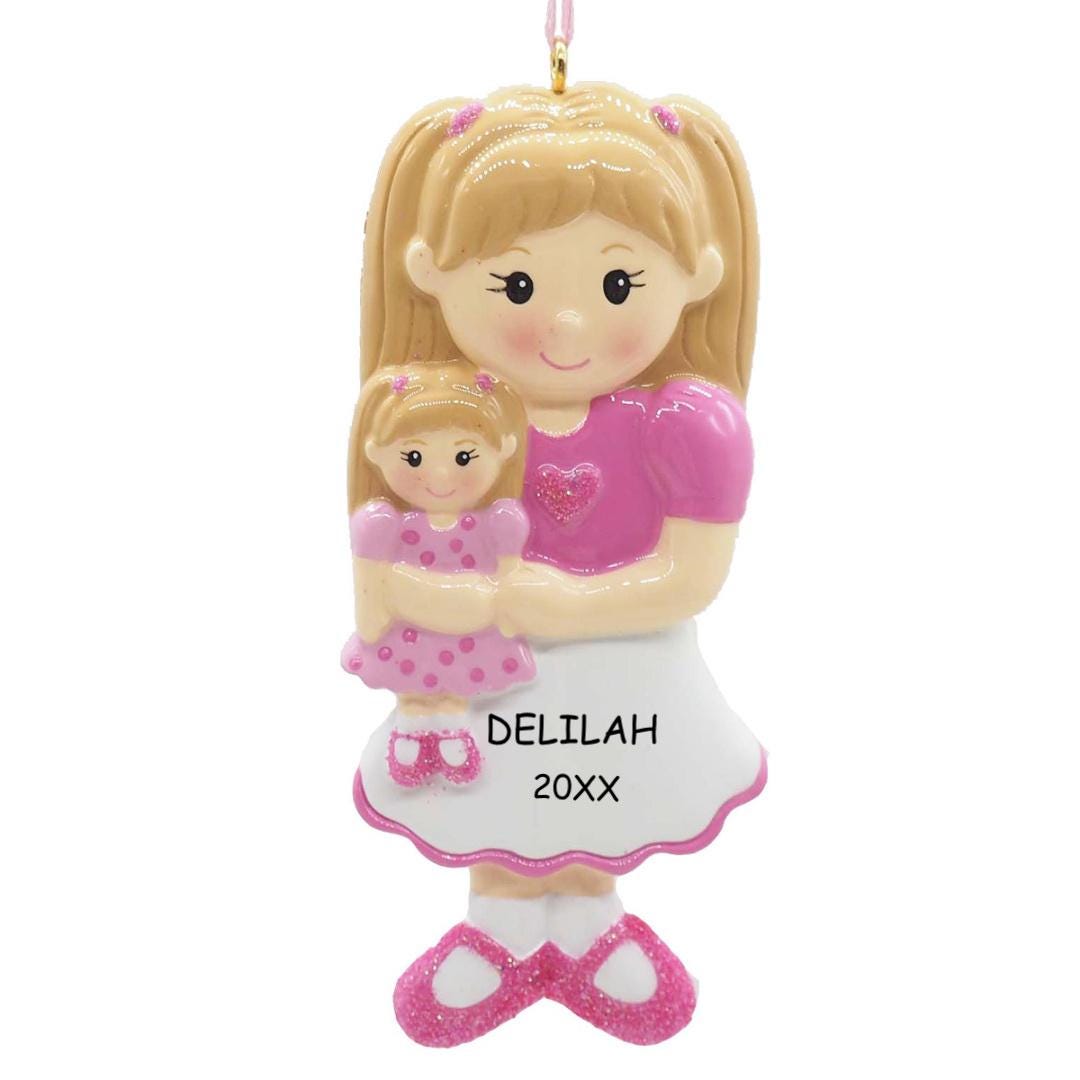 2D FLAT Personalized Pink Makeup Acrylic Ornament, Makeup Christmas Ornament, Teen Girl Ornament, Xmas Artist Christmas Ornament Decor Gift