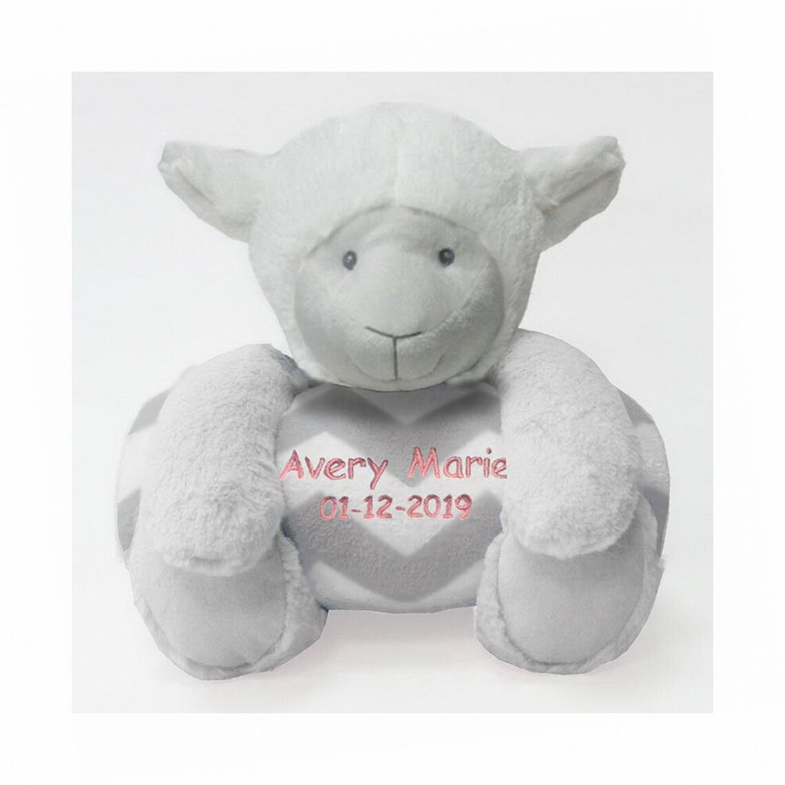 Personalized Dibsies Baby Lamb & Blanket Set Etsy