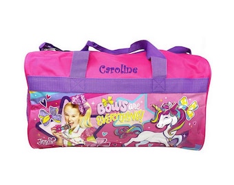 Personalized JoJo Siwa Kids Travel Duffel Bag - 18"