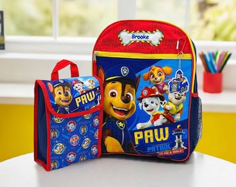Paw patrol backpack personalized hotsell