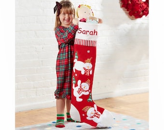 Personalized Dibsies Giant Tumbling Christmas Stocking