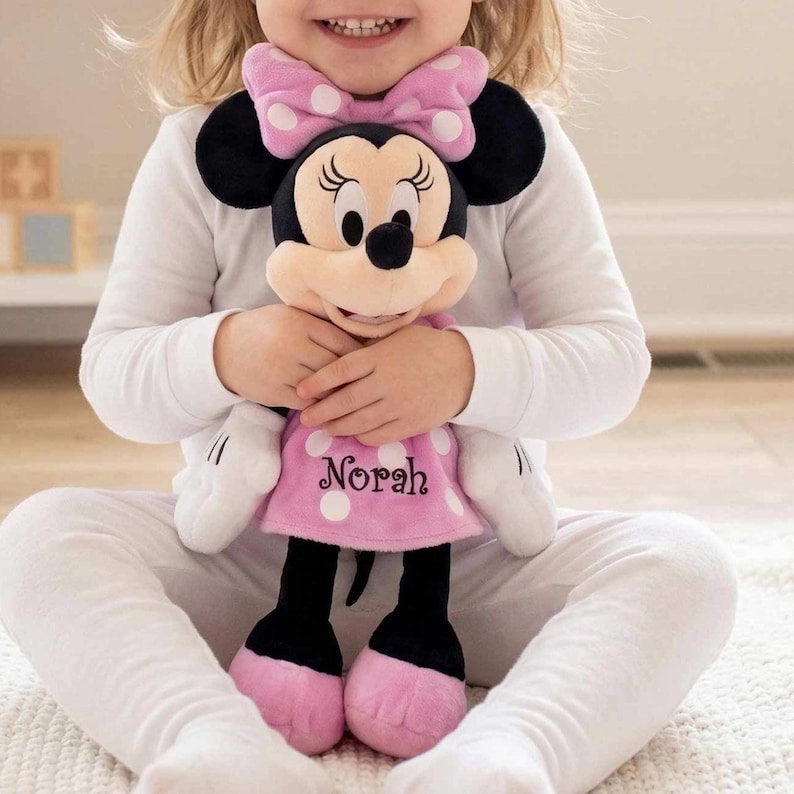 Personalized Licensed Disney's Minnie Mouse Plush Doll - 15 Inch Doll image 1