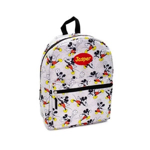 Personalized Mickey Mouse All Over Print Backpack - 16 Inch