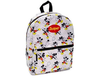 Personalized Mickey Mouse All Over Print Backpack - 16 Inch