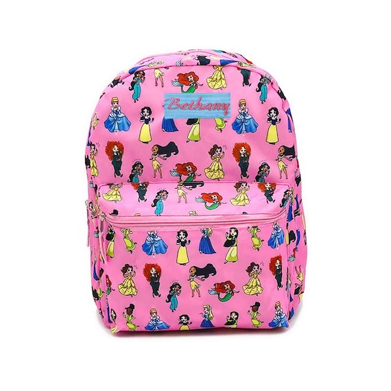 Personalized Disney Princess All Over Print Backpack 16 Inch Etsy Canada
