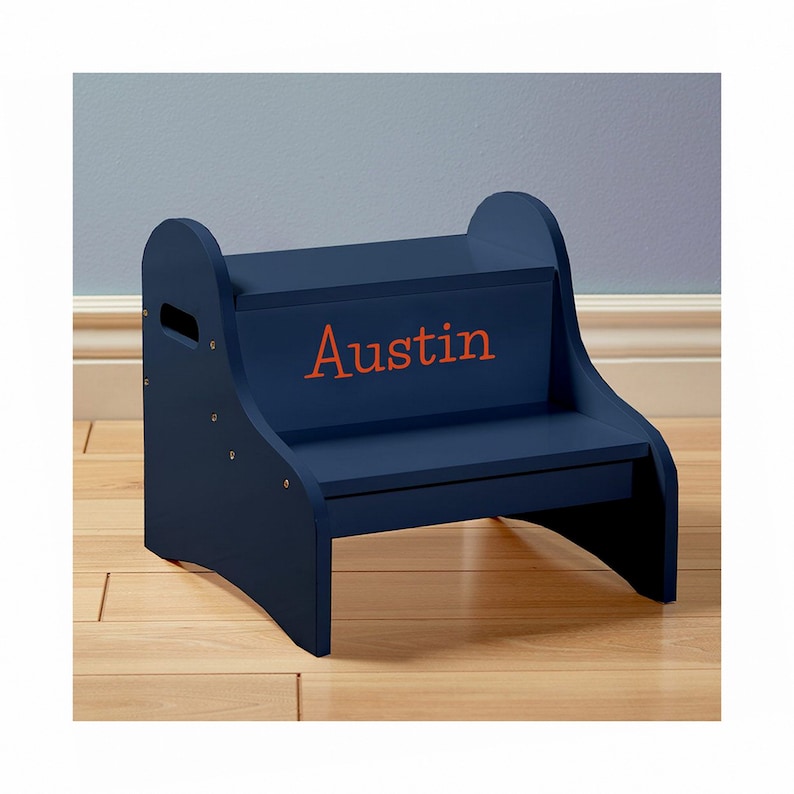 personalized baby step stool