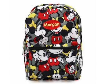 Personalized Mickey Mouse All Over Print Backpack - 16 Inch
