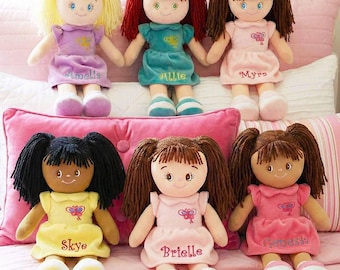 Personalized Dibsies Butterfly Snuggle Doll - 15 Inch