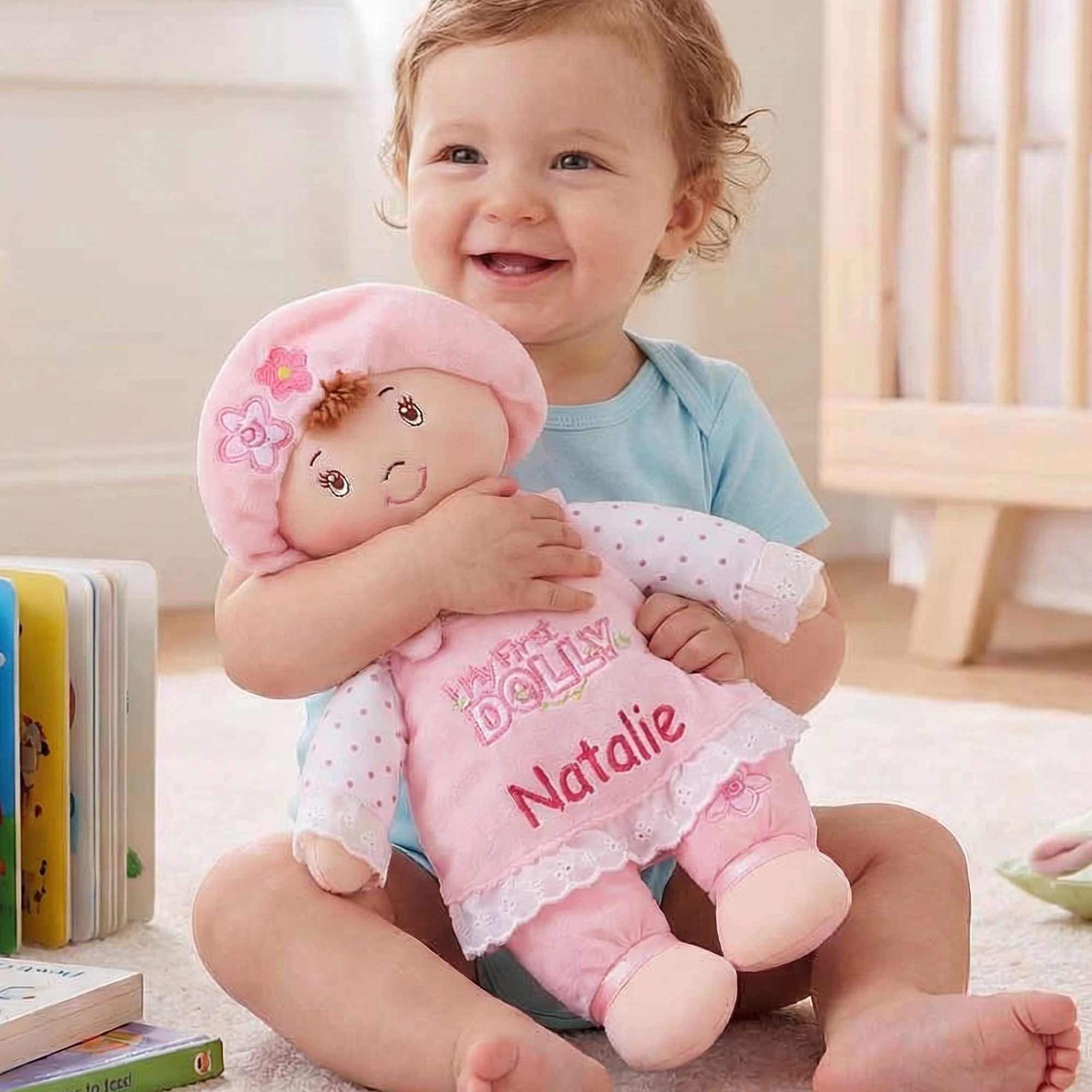 Personalized My First Dolly - Brunette - 13 Inch - Etsy