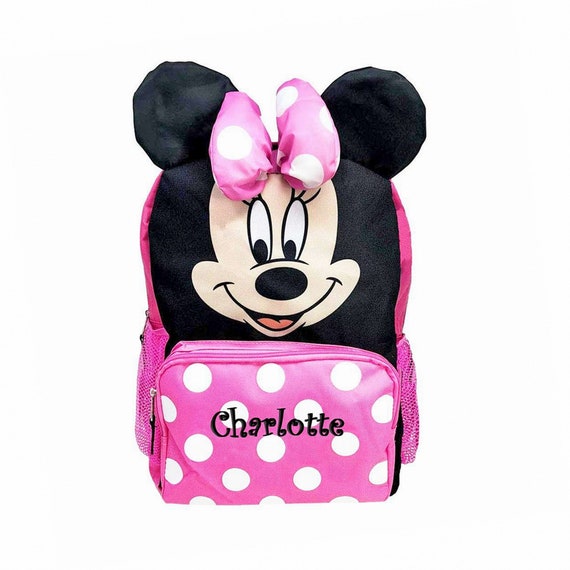 personalized minnie mouse backpack