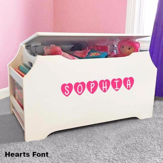toy chest with book storage