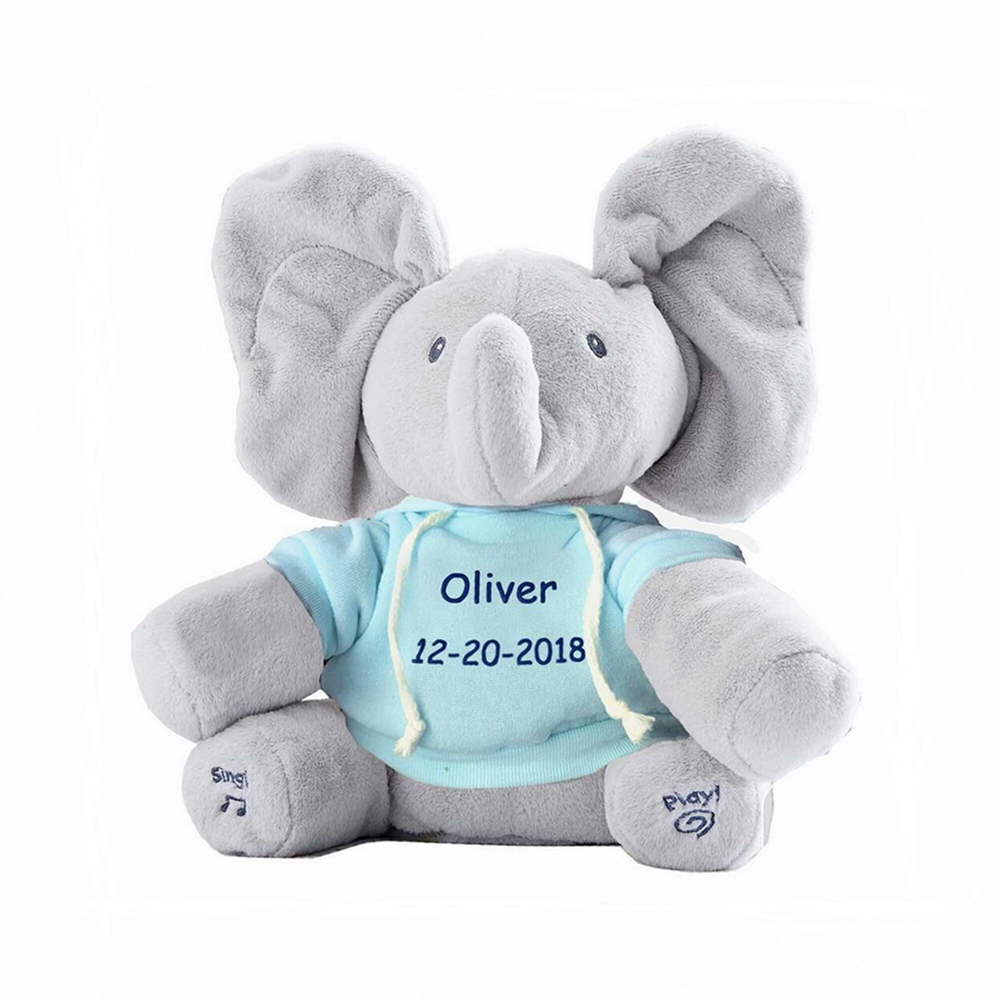 baby gund peek a boo elephant