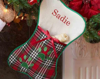 Personalized Dog Bone Stocking