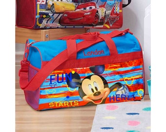 Personalized Mickey Mouse Travel Duffel Bag - 18"