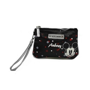 Personalized Mickey Mouse Wristlet