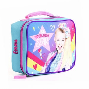 Personalized JoJo Siwa Lunch Bag Light Blue Be Your Own Star Bild 1