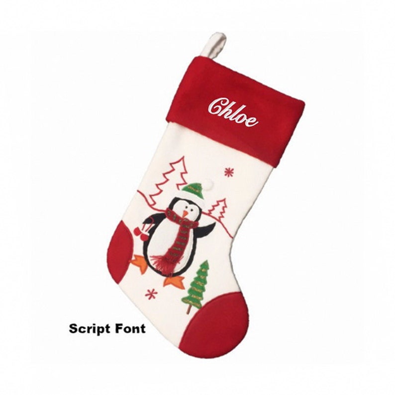 Christmas Penguins Zippered Everyday Tote Personalized Front & Back Christmas Penguins Zippered Everyday Tote Personalized Front & Back
