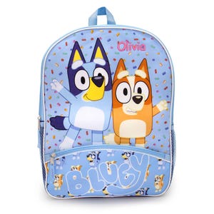 Personalized Bluey Backpack - 16 Inch
