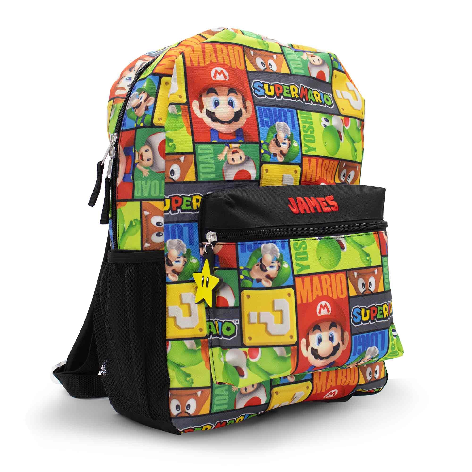 Personalized Super Mario Backpack - 16 Inch - Etsy