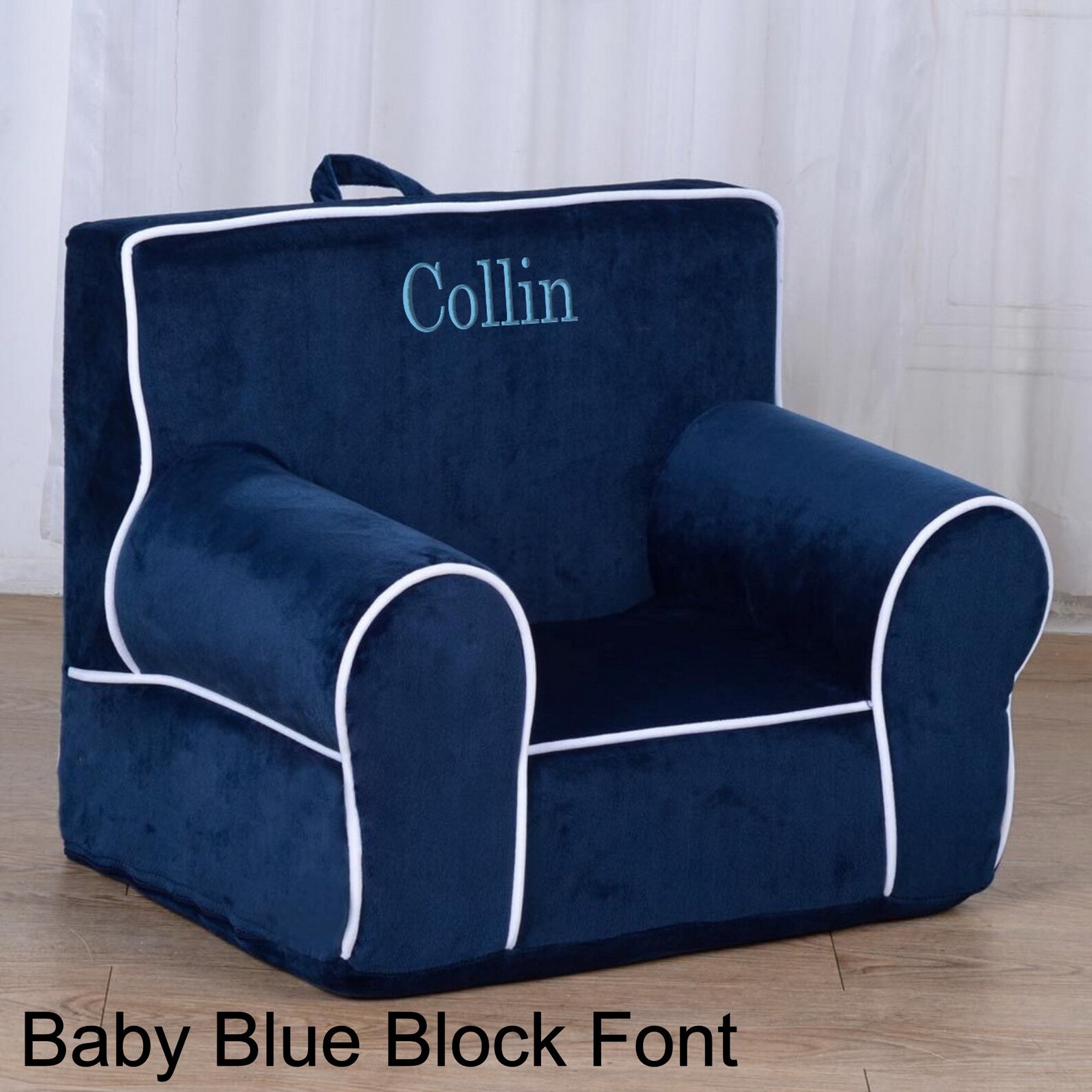 Personalized Dibsies Creative Wonders Toddler Chair Blue Etsy