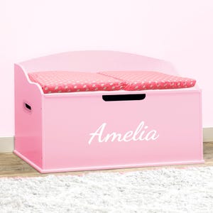 Personalized Dibsies Creative Wonders Signature Series Toy Box, Pink - Girls