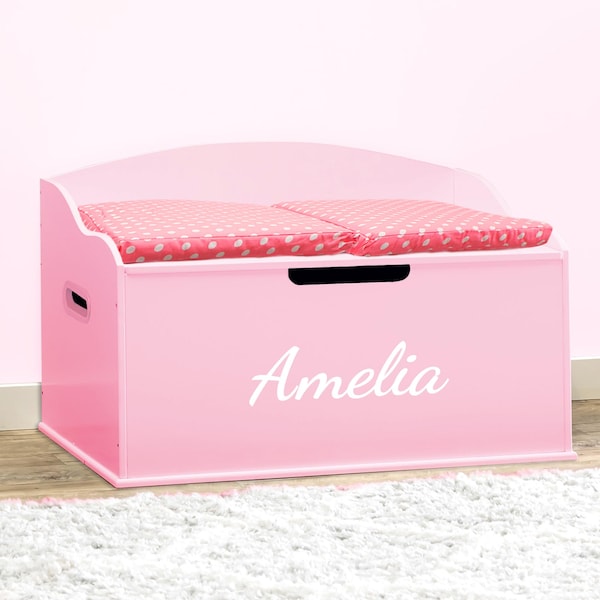 Personalized Dibsies Creative Wonders Signature Series Toy Box, Pink - Girls